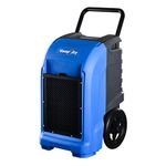 PerfectAire 1PACD150 Damp2Dry Commercial Dehumidifier (Clean-Up, Flood, Moisture, Mold, and Mildew), 150-Pints/19-Gallons, Blue, 150 pint/19 Gallon