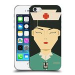 Head Case Designs Attendant Profession Inspired- Medical Designs Soft Gel Case and Matching Wallpaper Compatible With Apple iPhone 5 / iPhone 5s / iPhone SE 2016