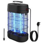 Zapoop Insect Killer, Electric Insect Fly Zapper Bug Zapper 14W (60㎡) Trap Mosquito Lamp with UV Light, No Toxic Chemicals, Effective for Reducing Flying Insects for Indoor Bedrooms and Gardens