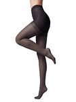 Conte elegant X-Press Butt Control Push Up 40 Denier Pantyhose, Nero, Medium