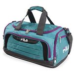 Fila Cypress Small Sport Duffel Bag, Turquoise Purple, One Size, Cypress Small Sport Duffel Bag