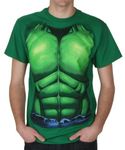 The Incredible Hulk -- Costume T-Shirt, Green, Medium