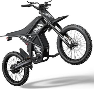 Riding'times Upgraded GT73 Electric-Dirt-Bike for Adults Teens, Max 37MPH Ebike with 25" Knobby Tire 2000W Electric Motorcycle with 48V 36.4AH Battery, Hydraulic Brakes Mountain Off-Road Ebike