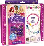 Make It Real Disney Princess Bracelet Making Kit Including Charms from Little Mermaid, Sleeping Beauty and Princess and The Frog - Girls Gifts