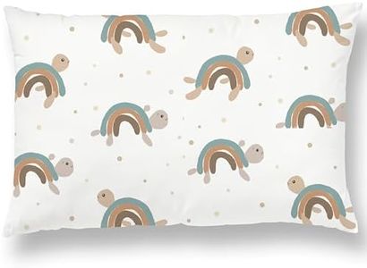 SUPERBE BEBE Funda de Almohada para Niños de Tamaño 33x45 en Algodón Oeko-Tex - Funda de Cojín Suave y Cómoda - Funda Almohada Niño - Ideal para la Habitación del Pequeño - 10 Colores