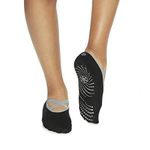 Gaiam Yoga Barre Socks - Non Slip Sticky Toe Grip Accessories for Women & Men