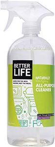 BETTER LIFE All Purpose Cleaner - Multipurpose Home and Kitchen Cleaning Spray for Glass, Countertops, Appliances, Upholstery & More - Multi-surface Spray Cleaner - 32oz Clary Sage & Citrus