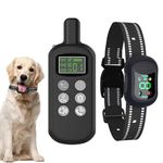 Anti Bark Collars For Dogs,Dog Training Collar With Remote,Rechargeable Dog Barking Collar,IP7 Waterproof,Remote Control Range Over 4000ft,Dog Training Collar Of Dogs