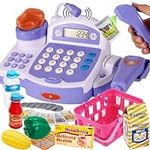 BUYGER Toy Cash Register for Kids w
