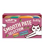 Lily’s Kitchen Smooth Paté Selection Complete Nutrition Adult Cat Food 4 x (8 x 85g)