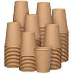 [300 Count] 12 oz. Kraft Paper Hot Coffee Cups