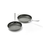 All-Clad HA1 Hard Anodized Nonstick Fry Pan Cookware Set, 10 Inch and 12 Inch Fry Pan, 2 Piece, Black
