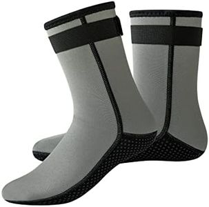 YDQUANI Wetsuit Socks 3mm Neoprene Diving Socks Thermal Anti-Slip Scuba Socks Water Booties for Swimming Water Sports