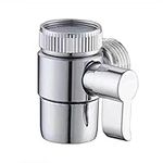 1 Piece Faucet Diverter Alloy Shower Diverter Valve Shower Head Adapter Used for Kitchen Sink Faucets or Bathroom Sink Faucets