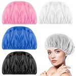 4 Pcs Mesh Sleep Bonnets Hair Nets 