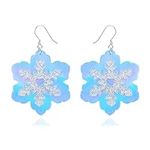 Snowflake earrings for women as Chr