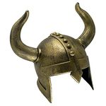 LOOYAR Adult Middle Ages Medieval Viking Age Horned Viking Helmet Berserker Soldier Warrior Costume