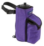 Tough 1 Water Bottle/Cell Phone Combo Pouch, Purple