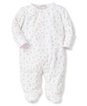 Kissy Kissy Baby Girls Garden Roses Print Footie, White, 0-3 Months