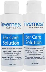 INVERNESS Polycarbonate After Piercing Ear Care Solution 4 oz 2 pc Set