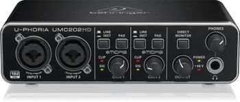 Behringer U-PHORIA UMC202HD Audioph