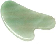 Gua Sha Scraping Massage Tool,Green Jade Stone Gua Sha Massage for Women Skin Care and Skin Rejuvenation,Anti-Aging Facelift, Skin Tightening