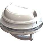 MAXXAIR VENT Maxxfan Dome, 6" Fan, White