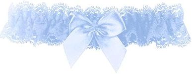 Ealafee Blue Garters for Bride Wedd