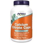NOW Calcium Citrate,240 Veg Capsule