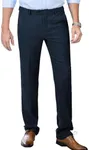 Men's Tweed Pants Herringbone Thick Wool Pleated Front Dress Suit Vintage Trousers (Navy, 32W x 32L)