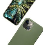 eplanita Eco iPhone 15 Mobile Phone Case, Biodegradable Plant Fibre and Soft TPU, Drop Protection Cover, Eco Friendly Zero Waste (iPhone 15, Khaki)