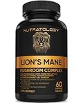 Organic Lion's Mane Mushroom Capsules - Nootropic Mushroom Supplements Formulated With 40% Polysaccharides & >20% Beta-Glucan! Immunomodulating Properties & A Potent Source Of Antioxidants. Supports Memory, Cognition & Brain Health - 60 Capsules