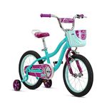 Schwinn Koen & Elm Toddler and Kids Bike, 16-Inch Wheels, Training Wheels Included, Teal