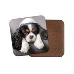 1 x Cavalier King Charles Spaniel Coaster - Dog Puppy Cute Pet Animal #12388