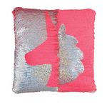 Style.Lab Magic Sequin Pillow-Unicorn, 80Percentsequin20Percentfoam, Pink/Gold