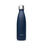 Qwetch - Insulated Originals Bottle - Matt Blue 500ml - Stainless Steel Bottle - 24h Cold and 12h Hot - Waterproof, BPA Free & Reusable