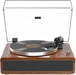 Turntable Record Player with Built-