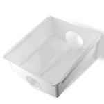 WPW10670845 Ice Bucket fit for Kenmore Hot.spot 10650023211,W10670845 Refrigerator Ice Container fit for Whirlpool&Am.ana Fridge ASD2575BRW ASD2520WRB MSD2572VES AP6023698 WPW10312300 prime&swift