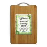 AB SALES Cutting Board for Kitchen with an Aluminium Handle - Heavy Duty Stain Resistant Non Slip Chopping Board - Durable Smooth, 32X22X1.8 cm