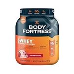 Body Fortress 100% Whey, Premium Protein Powder, Strawberry, 1.78lbs (Packaging May Vary)
