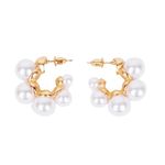 Salty Pearl Perfection Earrings for Women & Girls | Studs| Ear Tops | Modern Design | Fancy & Stylish | Diwali, Birthday, Anniversary & Special Occassion Gift | Aesthetic Jewellery | Accessories for Everyday Wear