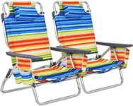 Costway 2-Pack Backpack Beach Chair