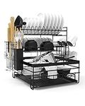 Dish Drainer Rack 3 Tier，Large Capa