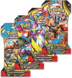 Pokemon TCG: Mega Evolution Booster Pack Lot - 8 Packs