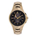 Seiko Analogue Men's Stainless Steel Watch (Black Dial Yellow Colored Strap)