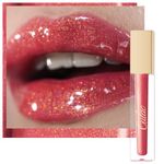 Oulac Red Coral Lip Gloss High-shine Moisturizing Lipgloss Oil Colorful Shade Liquid Lipstick Non-stick Cup Glitter Lipstick Lip Tint Reduce Fine Lines Lip Glaze For Dry Lip C15
