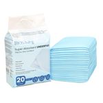 BIOS Living Disposable Underpads - Small (18 x 24) Super Absorbant Bed Pad for Incontinence, Used by Eldery, Seniors, Pets Training Pad, Babies, Pee Pads, Waterproof