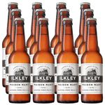 Ilkley Brewery 12x Alcohol Free Beers - Maiden Mary Non-Alcoholic Pale Ale 0.5% abv - Low Carb, Low Calorie - UK Craft Beer Yorkshire Brewery (Case of 12 x 330ml Bottles)