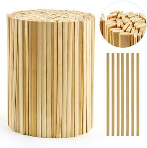1000 Count Wooden Coffee Stir Sticks, Sturdy Coffee Stirrers Wood,5.5 Inch Disposable Coffee Stirrer, Wooden Beverage Mixer with Smooth Square Edges, Swizzle Drink Sticks for Coffee Cocktails Tea
