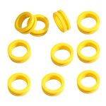 10 PCS CO2 Cylinder Sealing Gaskets CO2 Cylinder Accessories Yellow Silicone O-Ring for Soda Stream D-UO/Te-rra/A-rt